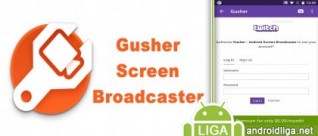 Gusher - Screen Broadcaster – лучше приложение для стриминга